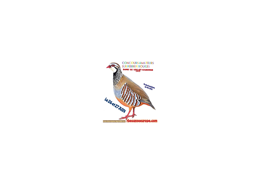 Concours amateur sur perdrix rouges 26 et 27 Juin 2021